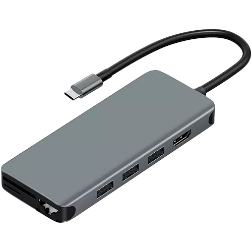 USB-хаб WiWU Alpha 12in1 Type-C