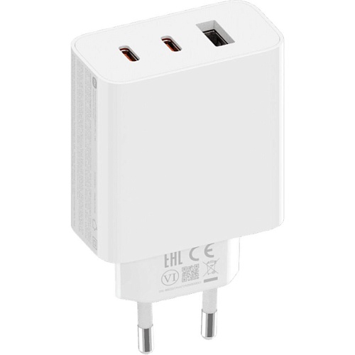 Сетевое зарядное устройство Xiaomi 67W GaN Charger 2C1A + Cable USB-C to USB-C White (BHR7493EU)