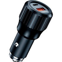 Автомобільний зарядний пристрій Choetech TC0010 63W Dual-Port Car Charger Black - придбати в Дніпрі, Україні: ціна, характеристики | інтернет-магазин TOUCH