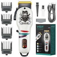Машинка для стрижки VGR V-699 White