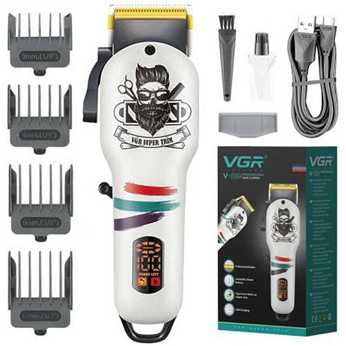 Машинка для стрижки VGR V-699 White