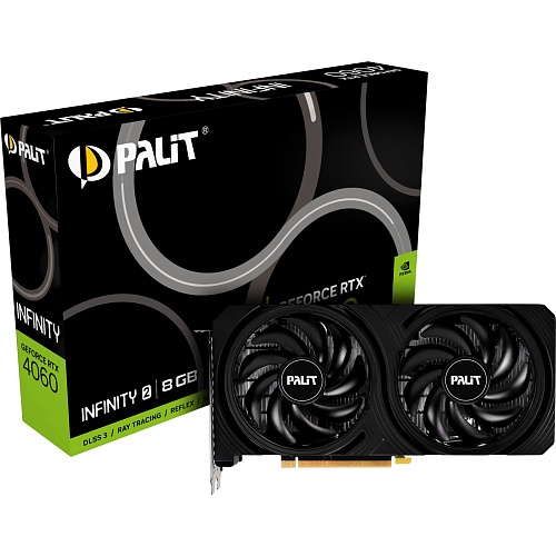 Відеокарта Palit GeForce RTX 4060 Infinity 2 8GB (NE64060019P1-1070L) UA - придбати в Дніпрі, Україні: ціна, характеристики | інтернет-магазин TOUCH