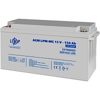 Аккумулятор LogicPower AGM-MG 12V (12V/150Ah/1800Wh) (4197)