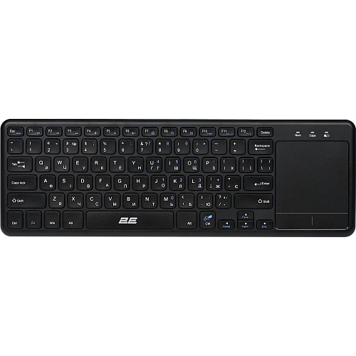 Клавіатура 2E KT100 WL UA Black (2E-KT100WB_UA) - придбати в Дніпрі, Україні: ціна, характеристики | інтернет-магазин TOUCH