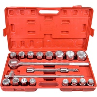 Набор торцевых головок с трещоткой Intertool HT-2221 21шт