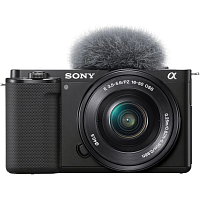 Беззеркальный фотоаппарат Sony ZV-E10 Kit 16-50mm f3.5-5.6 OSS Black (ILCZVE10LB.CEC) UA