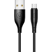 Кабель Usams U18 Round USB-A to Micro-USB 2A 1m Black (SJ268USB01) - придбати в Дніпрі, Україні: ціна, характеристики | інтернет-магазин TOUCH