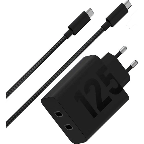 Мережевий зарядний пристрій Motorola TurboPower 125W Duo Wall Charger Black (PG38C06632) - придбати в Дніпрі, Україні: ціна, характеристики | інтернет-магазин TOUCH