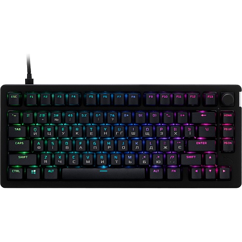 Клавіатура HyperX Alloy Rise 75 PBT HX Red UA Black (7G7A4AA) - придбати в Дніпрі, Україні: ціна, характеристики | інтернет-магазин TOUCH