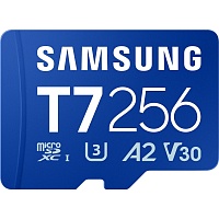 Карта памяти Samsung microSDXC T7 256GB Class 10 UHS-I U3 V30 A2 (MB-MB256T/WW)
