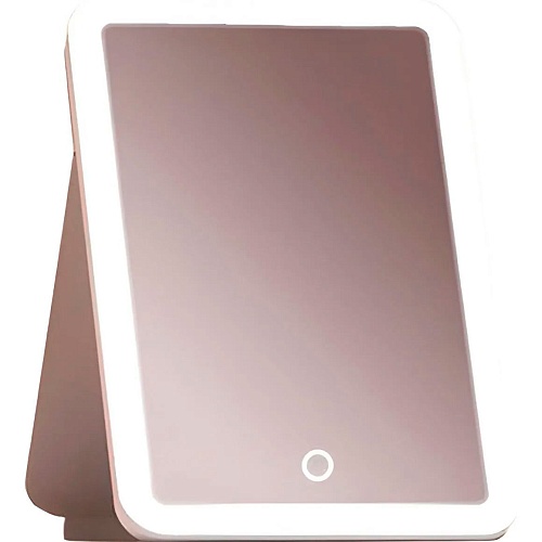 Зеркало для макияжа DOCO Daylight Portable Flat Mirror Pro Pink (FM008P) Уценка