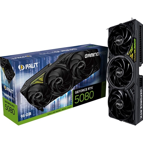 Видеокарта Palit GeForce RTX 5080 GamingPro V1 16GB (NE75080019T2-GB2031Y) UA