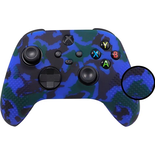 Чехол на геймпад Dobe Silicone Case для Xbox Series X/S Controller Blue Camouflage