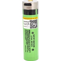 Аккумуляторная батарейка LiitoKala 18650 3400mAh Lithium 1шт (Lii-USB-34B)