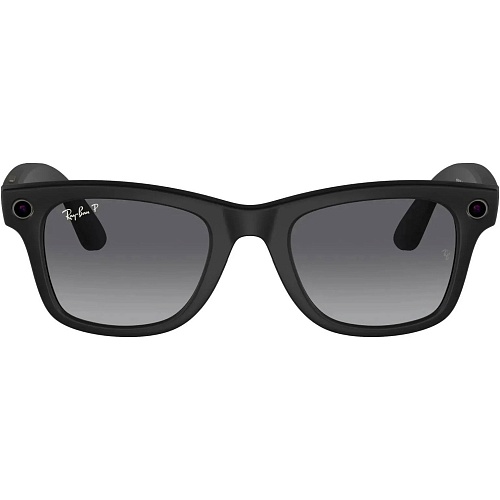 Смарт-очки Ray-Ban Meta Wayfarer Gen 2 Large Matte Black Frame / Gradient Graphite Lenses (RW4012 601ST3 53-22)