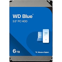 Жесткий диск 3.5" WD Blue 6TB SATA 256MB (WD60EZAX)