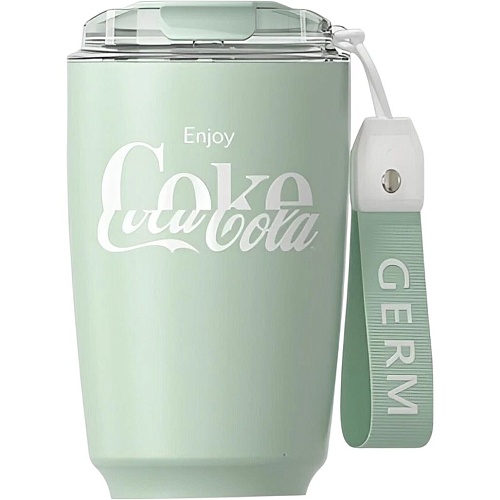 Термокружка GERM Mocha Series Coca-Cola 400ml Green (GM127B50069)