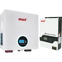 Система хранения энергии Must PV18-3224 VPM ll Series 24V 3.2kW + 1 АКБ LP16-24200 5.1kWh (25.6V/200Ah/5120Wh)