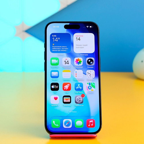 Смартфон Apple iPhone 15 Pro 256GB Blue Titanium (MTV63) Б/У