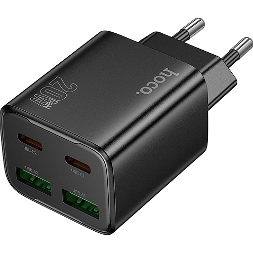 Сетевое зарядное устройство Hoco N55 Fundador 20W Black