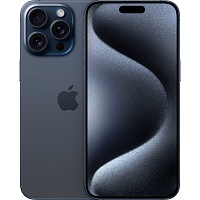 Смартфон Apple iPhone 15 Pro 128GB Blue Titanium (MTV03)