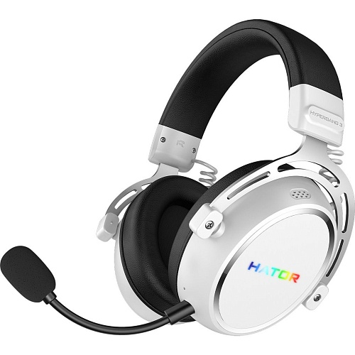Игровые наушники Hator Hypergang 3 Wireless White (ESH56)