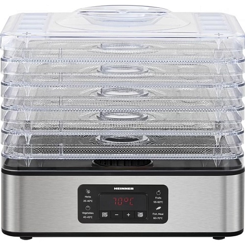 Сушилка для овощей и фруктов Heinner Drymaster Pro HFD-K400SS