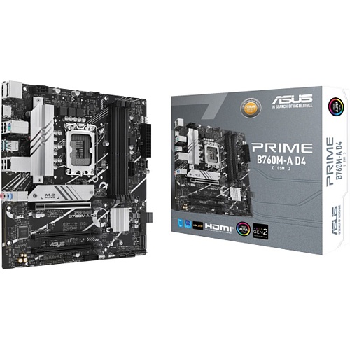 Материнская плата Asus Prime B760M-A D4-CSM (90MB1D00-M1EAYC)