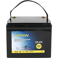 Аккумулятор Vipow LiFePO4 24V (25.6V/30Ah/768Wh) (LiFePO4256-30/25)
