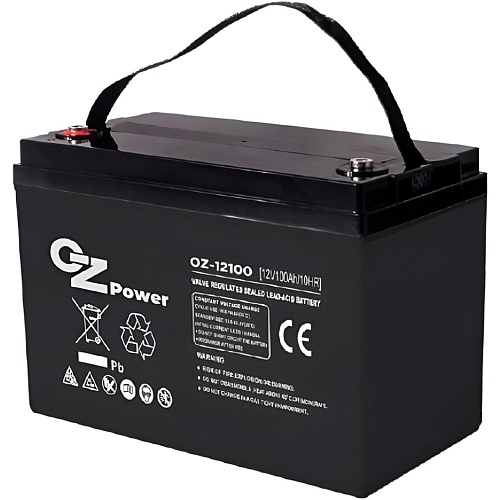 Акумулятор OZ Power AGM 12V (12V/100Ah/1200Wh) (OZ12V100) - придбати в Дніпрі, Україні: ціна, характеристики | інтернет-магазин TOUCH