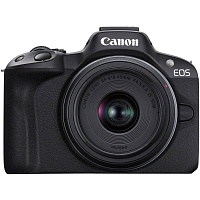Беззеркальный фотоаппарат Canon EOS R50 Kit RF-S 18-45mm f4.5-6.3 IS STM Black (5811C033) UA