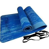 Коврик для йоги и фитнеса EasyFit s-EVA Mat Blue (EF-1911-Bl)