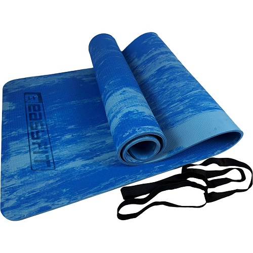 Коврик для йоги и фитнеса EasyFit s-EVA Mat Blue (EF-1911-Bl)