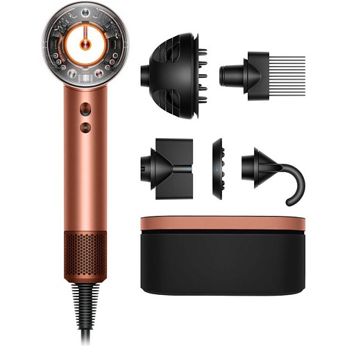 ≡ Фен Dyson Supersonic HD16 Nural Curly+Coily Amber Silk/Pink