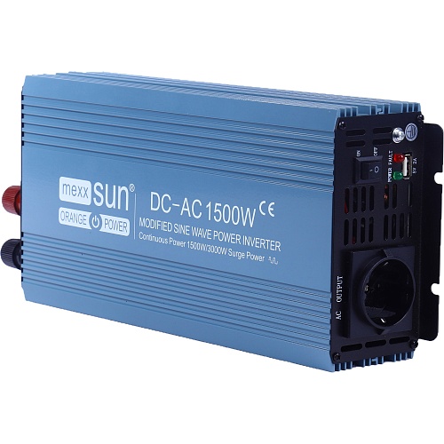 Автомобильный инвертор Mexxsun MXS-1500-12M 12V 1500W (MXS-1500-12M/29229)