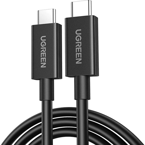 Кабель Ugreen L703 USB-C to USB-C Thunderbolt 5 240W 1m Black (45996) - придбати в Дніпрі, Україні: ціна, характеристики | інтернет-магазин TOUCH