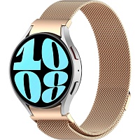 Ремешок ArmorStandart Milanese Magnetic для Samsung Galaxy Watch 7/FE/6/6 Classic/5/5 Pro/4/4 Classic Gold (ARM86844)