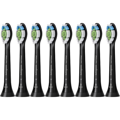 Насадка для зубной щетки Philips Sonicare W2 Optimal White HX6068/13 Black 8шт