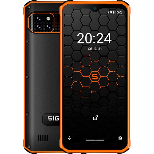 Смартфон Sigma mobile X-treme PQ56 6/128GB Black-Orange UA-UCRF - придбати в Дніпрі, Україні: ціна, характеристики | інтернет-магазин TOUCH