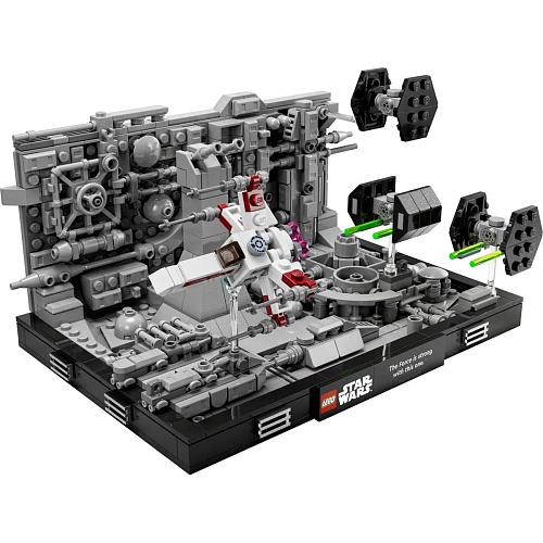 Конструктор LEGO Star Wars Диорама «Полет над Звездой Смерти» (75329)