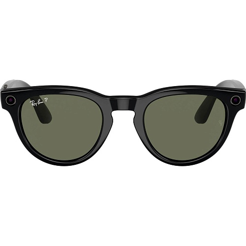 Смарт-очки Ray-Ban Meta Headliner Large - Shiny Black/G-15 Green (RW4009F 601/71 51-23)