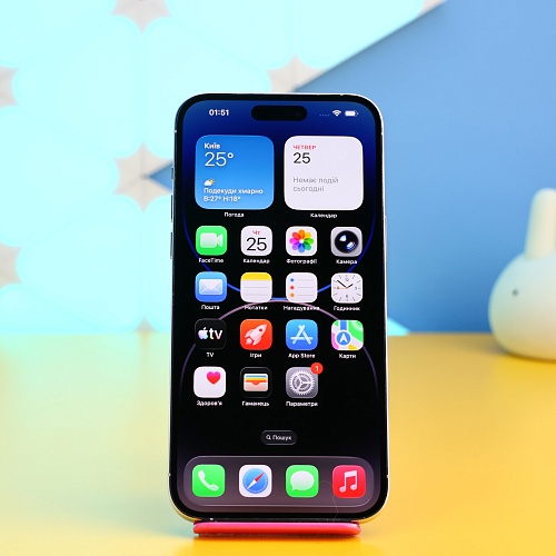Смартфон Apple iPhone 14 Pro Max 256GB Silver (MQ9V3) Б/У