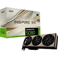 Відеокарта MSI GeForce RTX 5080 INSPIRE 3X 16GB (G5080-16I3) UA  - придбати в Дніпрі, Україні: ціна, характеристики | інтернет-магазин TOUCH