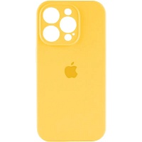 Чехол Silicone Case Camera Protect для Apple iPhone 16 Pro Sunny Yellow AA