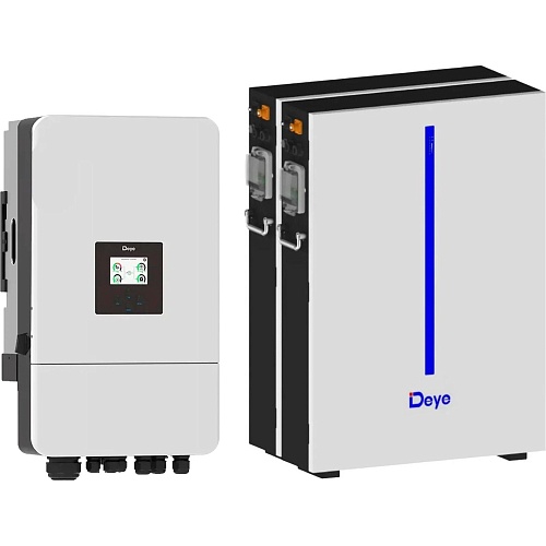 Система хранения энергии Deye SUN-10K-SG05LP3-EU-SM2 10kW + 2 АКБ RW-M6.1-B 12.2kWh (51.2V/120Ah/6144Wh)