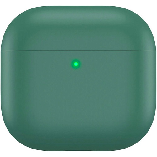 Чехол AhaStyle Ultra-Thin Colorful Silicone Case для Apple AirPods 4 Midnight Green (CP-WG172-PG)