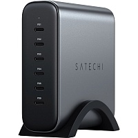 Мережевий зарядний пристрій Satechi 200W USB-C 6-Port PD GaN Charger Space Gray (ST-C200GM-EU) - придбати в Дніпрі, Україні: ціна, характеристики | інтернет-магазин TOUCH