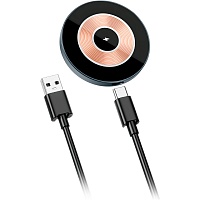 Беспроводное зарядное устройство WiWU Wi-W008 Magnetic Wireless Charger 15W with MagSafe Grey (6976195091588)