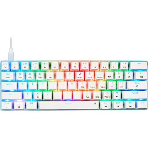 Клавіатура MAD DOG Gateron GK850W White - придбати в Дніпрі, Україні: ціна, характеристики | інтернет-магазин TOUCH