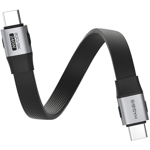 Кабель Hagibis UCD6 USB4 USB-C to USB-C 0.50m - придбати в Дніпрі, Україні: ціна, характеристики | інтернет-магазин TOUCH